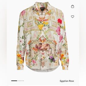 Men’s Camilla Egyptian Rose Silk Shirt - Limited Edition & NWT